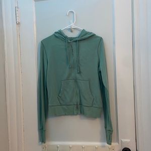 Turquoise hoodie